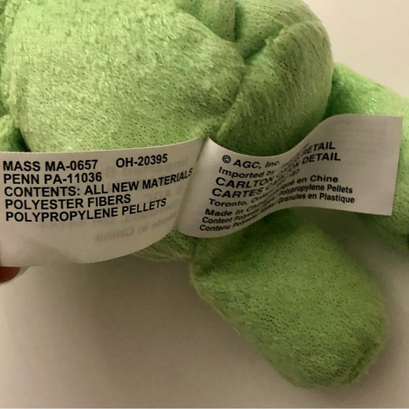 CARE BEARS- GOOD LUCK SHAMROCK 8 INCH CARE BEAR FROM EARLY 2000’S - Picture 11 of 14